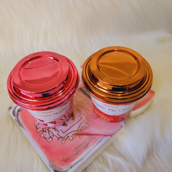 🩷🩷AROMACCINO BAKERY & CAFE SCENTED CANDLE SET OF 2🩷🩷 - Picture 2 of 7
